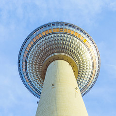 The Fernsehturm (TV Tower) in Berlin, Germany