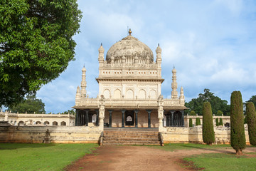 Tippu Sultan's tomb in India.