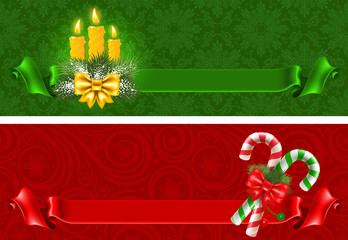 Christmas banners