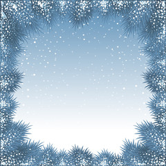 Fototapeta na wymiar Christmas winter background