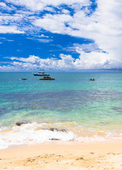 Serene Waters Stormy Scene