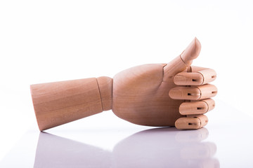 wooden hand