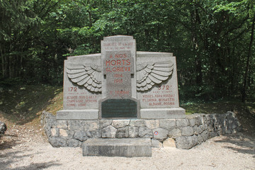 Tranchee de la Soif WW1 memorial near St Mihiel, France