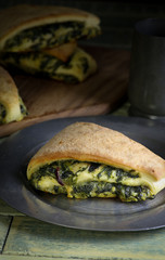 Spinach Yeast Dough Strudel Swiss Chard Rolls