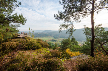 Pfälzer Wald: Felslandschaft in Morgensonne :)