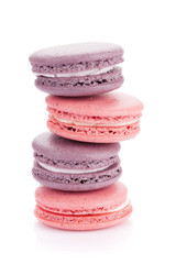 Colorful macaron cookies