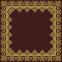 Orient Vector Pattern. Abstract Background