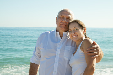 man and   woman  at sea