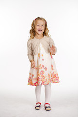 Portrait of a pretty liitle girl