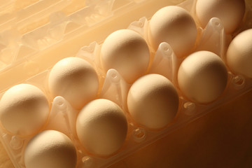 Raw eggs
