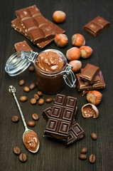 peanut butter and chocolate bar