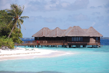 Bungalow at ocean beach