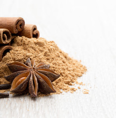 anise and cinnamon
