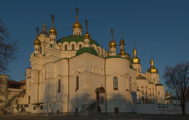 Киевская лавра. осень. утро