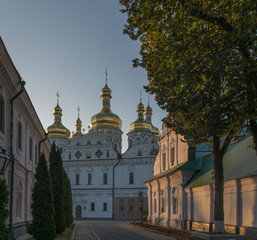 Киевская лавра. осень. утро