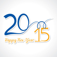 creative happy new year 2015 design stock vector
