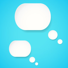 Vector speech bubbles