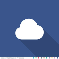 Flat Long Shadow Icon