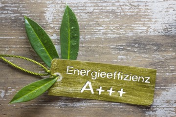 Energieeffizienzklasse A+++ Label