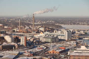 Stockholm winter view
