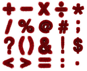 red grass symbols mathematics 