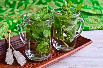 Tea with mint