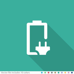 Obraz premium Flat Long Shadow Icon