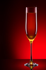 luxury glass of champagne