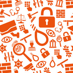 prison seamless pattern