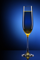 luxury glass of champagne