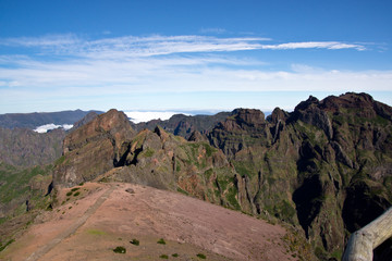 Weg zum Pico do Arieiro