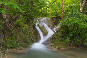 Erawan Waterfall, Erawan National Park,  Kanchanaburi, Thailand