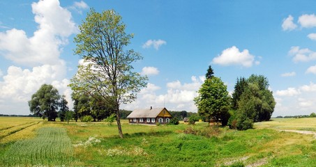 Old house in lithuanian village