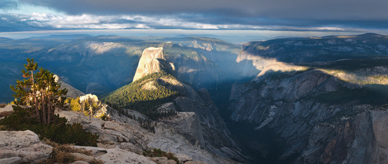 Half dome from cloud’s rest