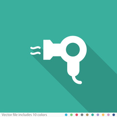 Flat Long Shadow Icon