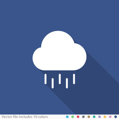 Flat Long Shadow Icon