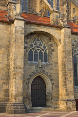 Fototapeta na wymiar Hildesheim: gotische St. Andreaskirche (1389, Niedersachsen)