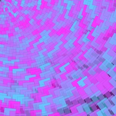 Background of squares along a circle