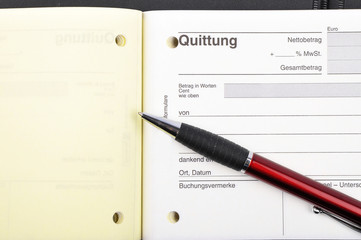 Quittungsblock