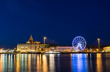Helsinki in the dusk