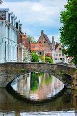 Fototapeta na wymiar Bruges city in Belgium