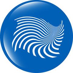 Business Design elements, icon button for print and web