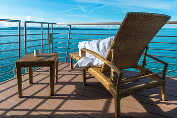 radiant summer morning on the lake neuchatel