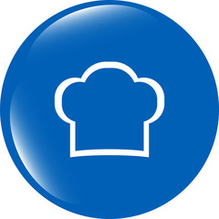 Chef hat sign icon. Cooking symbol. Cooks hat