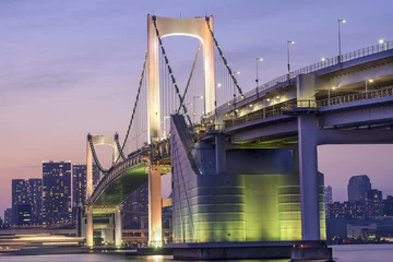 Foto op Plexiglas Tokyo, Japan at Rainbow Bridge © SeanPavonePhoto