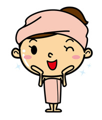 SD女性入浴