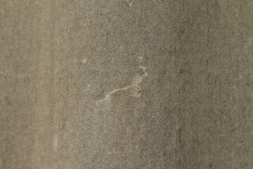 Closeup of asbestos roofing material