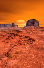 Sunset Monument Valley