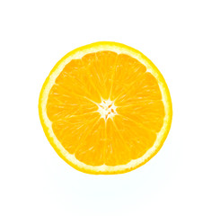 Orange isolated on white
