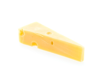 Cheese isolated on white